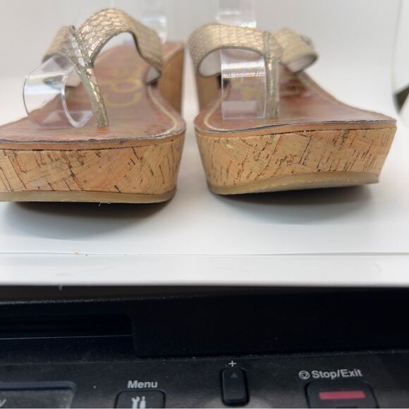 Sam Edelman Flip Flop Wedge Sandal 9.5 - Picture 6 of 10